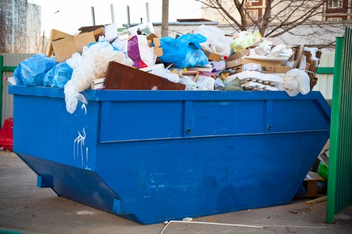 Safe disposal of hazardous building waste