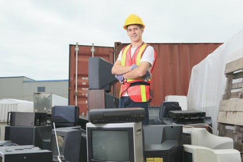 Variety of items being cleared from a home